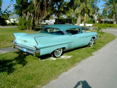 1958 Cadillac Coupe DeVille in Turquoise and Peacock for sale