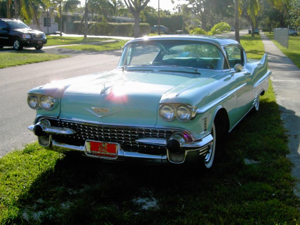 1958 Cadillac Coupe DeVille in Turquoise and Peacock
