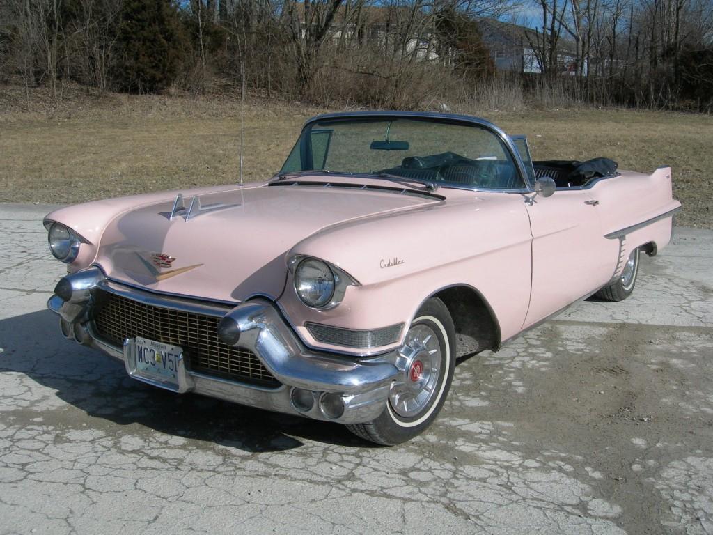 1957 Cadillac Pink Convertible