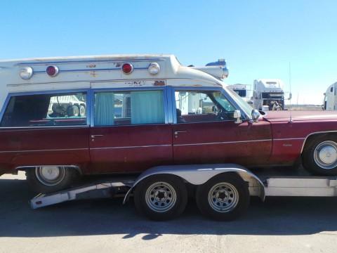 1974 Cadillac Ambulance Miller Meteor Hightop for sale