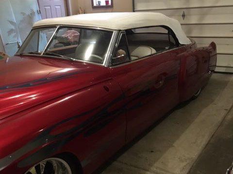 Custom Candy Apple Red 1949 Cadillac Convertible for sale