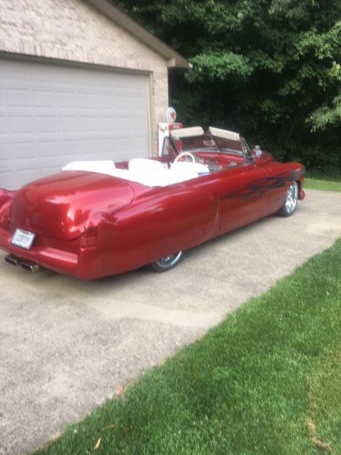 Custom Candy Apple Red 1949 Cadillac Convertible