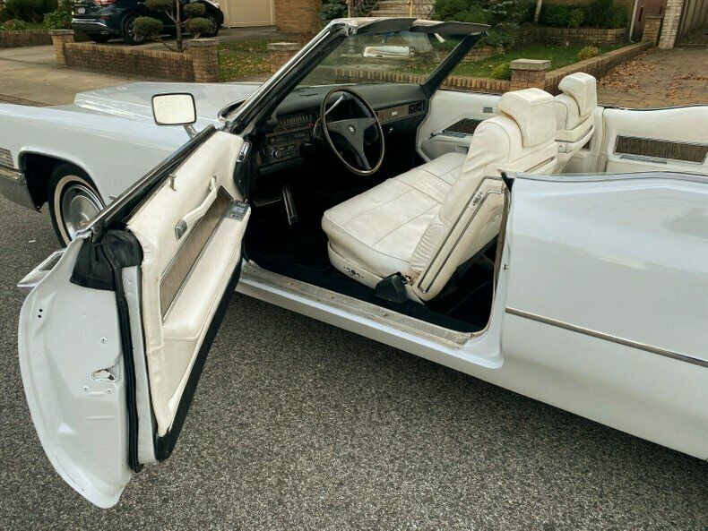 1970 Cadillac Deville Convertible Triple White, LOW MILES