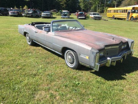 1976 Cadillac Eldorado 500 cubic inch V8 project barn find nice runner for sale