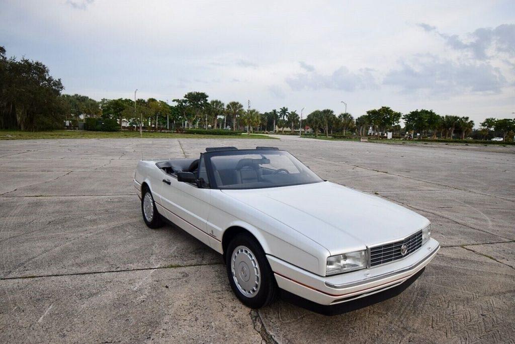 1991 Cadillac Allante Convertible 19k Miles Pearl White