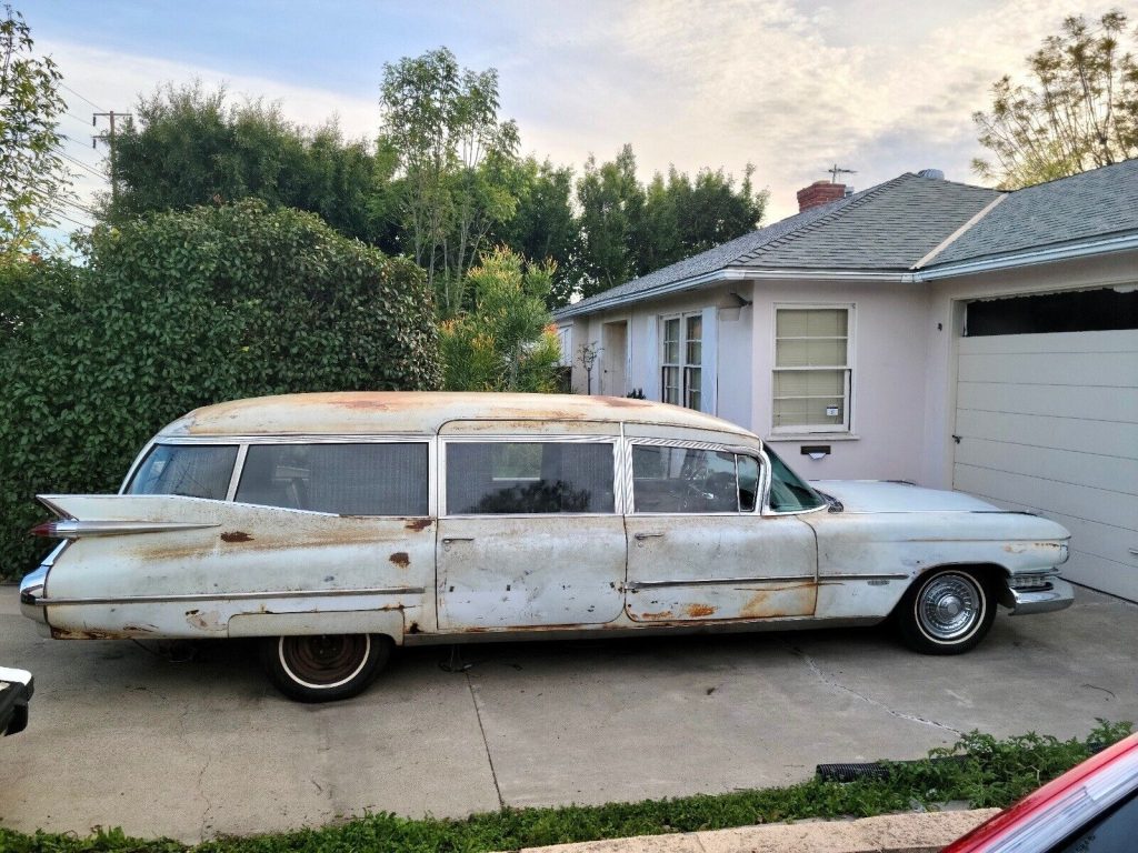 1959 Cadillac Miller Meteor Limo-Style Duplex Combination Hearse Ambulance