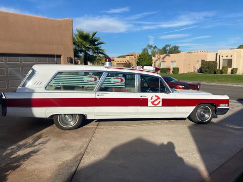 1966 Cadillac Ambulance, working lights and sirens for sale
